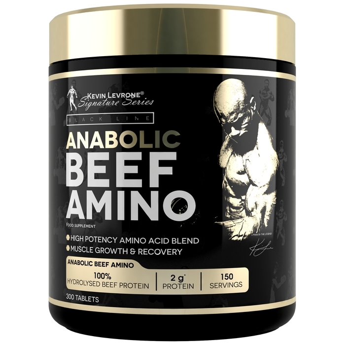 Kevin Levrone ANABOLIC BEEF AMINO 300 tablets | Premium Hydrolyzed Amino for Muscle Growth & Recovery | Optimal Absorption, Concentrated Amino Acids | Ideal for Athletes & Bodybuilders | ZOEKI5410