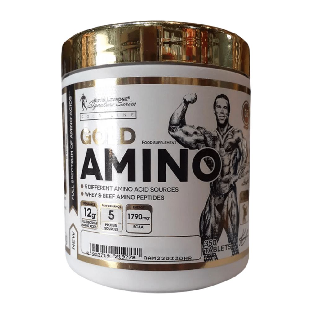 Kevin Levrone Gold Amino, 350 Tablets, 5 Different Amino Acid Sources, Increased Stamina | DUGEV8679