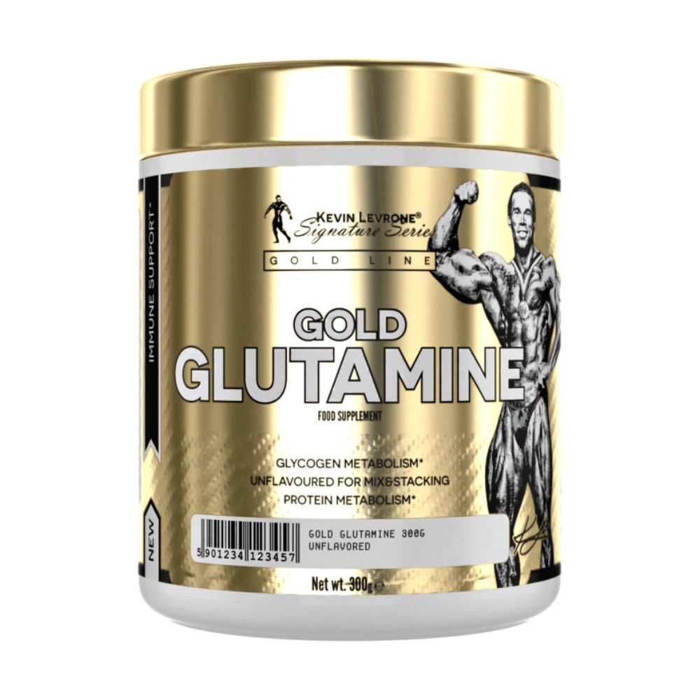 Kevin Levrone Gold Glutamine, Unflavored, 300 Gm, Muscle Fuel Recovery | HTKLE7649