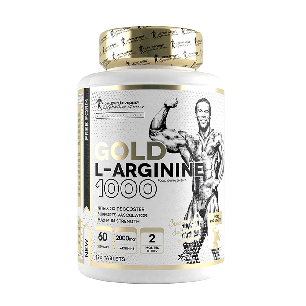 Kevin Levrone L Arginine, 120 Tablets, Provides as Much as 4000 Mg of Pure L-arginine | QBEVS1632