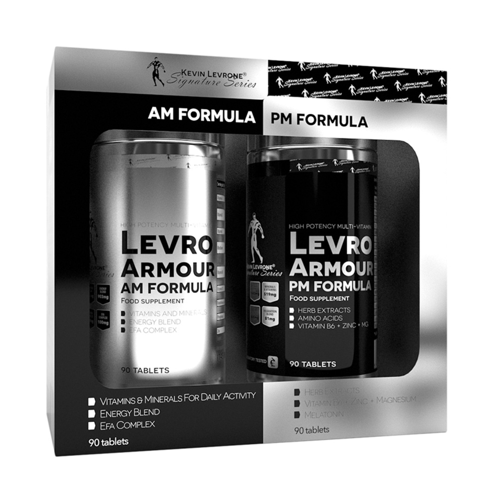 Kevin Levrone Levro Armour Am Pm Formula, 180 Tablets, Supports Immunity | LEFJY7593