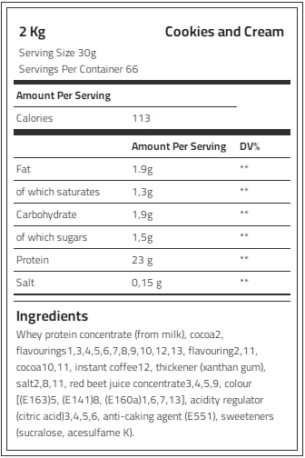 Kevin Levrone Whey Supreme, Vanilla, 2 Kg, Support Strength, Support Recovery | GWIXN3458